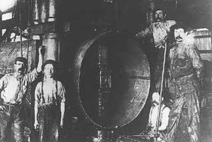 Steel Mains historical pipeline photograph