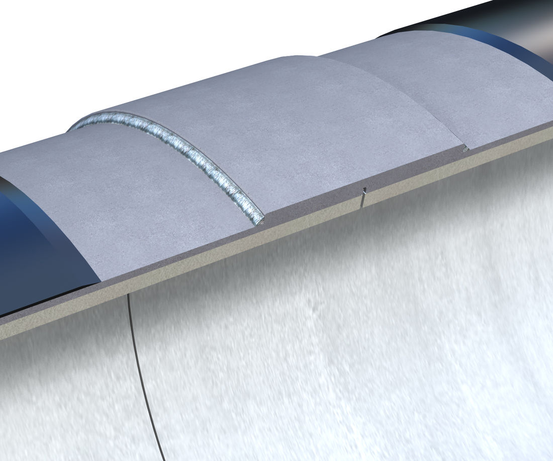Butt joint with collar diagram